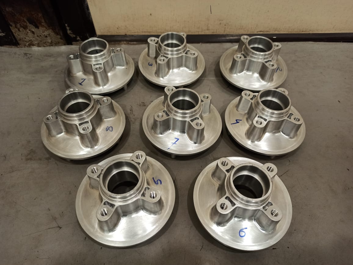 Motorcycle wheel hub