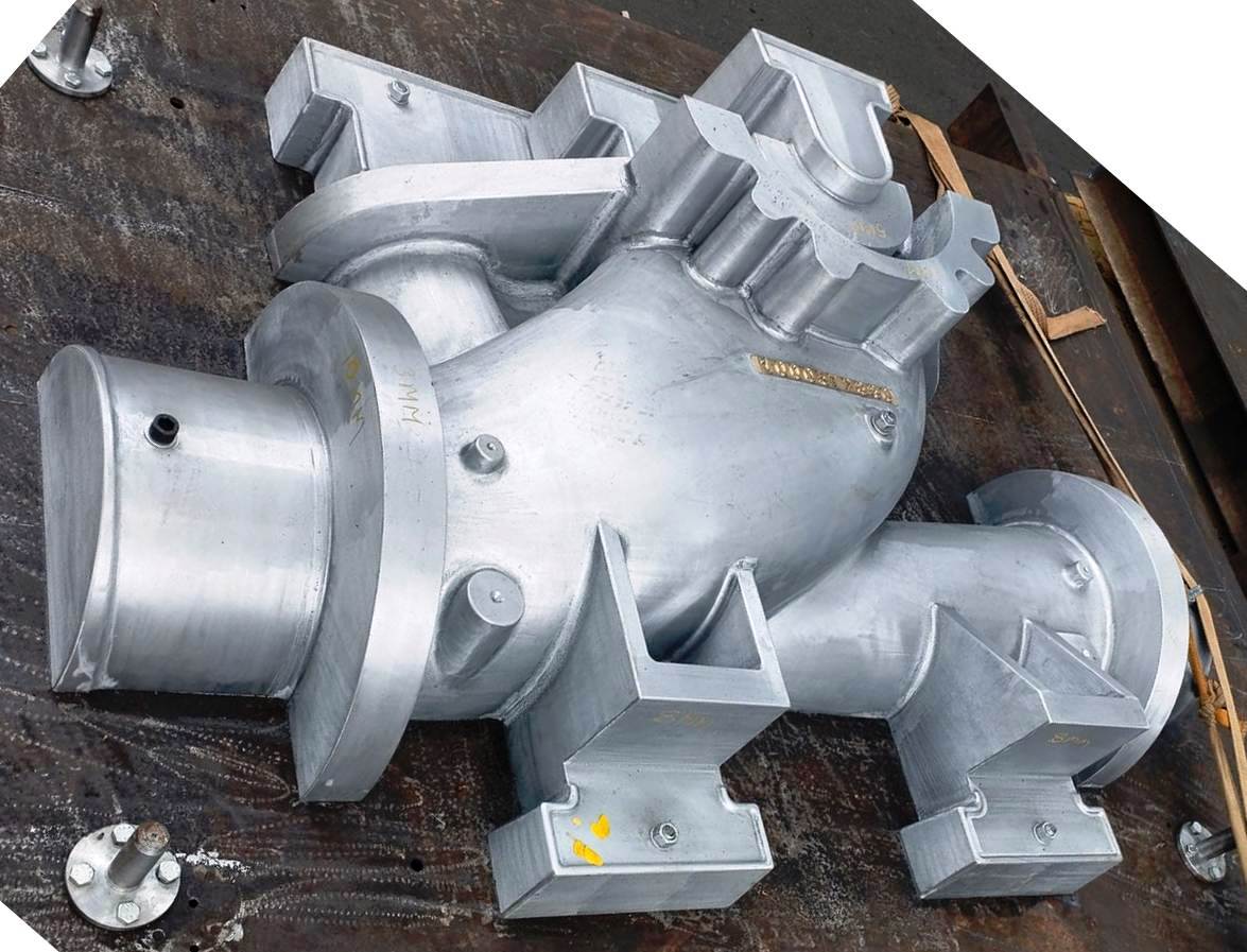 Split case pump pattern